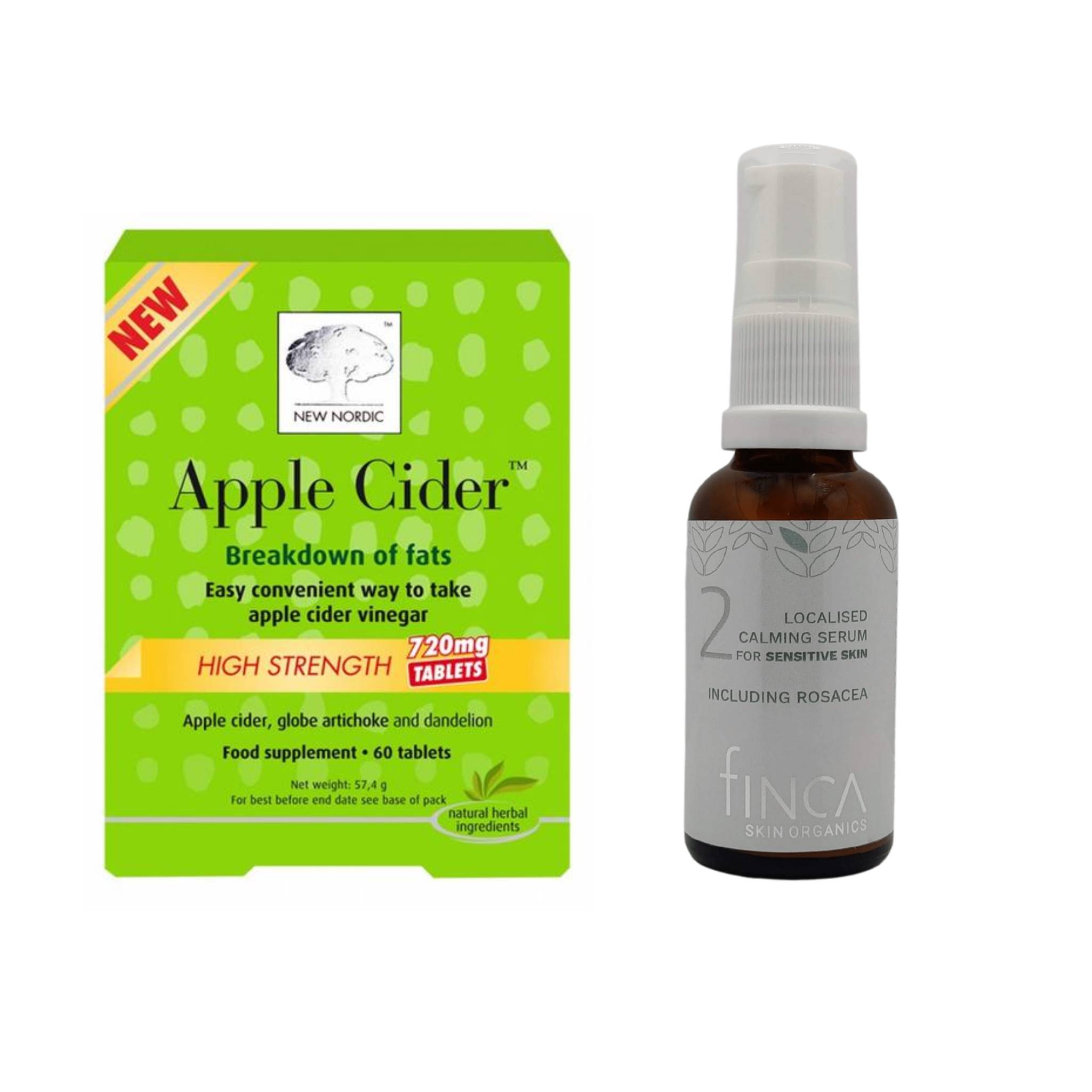 Bundle 3: Serum 2, apple cider vinegar